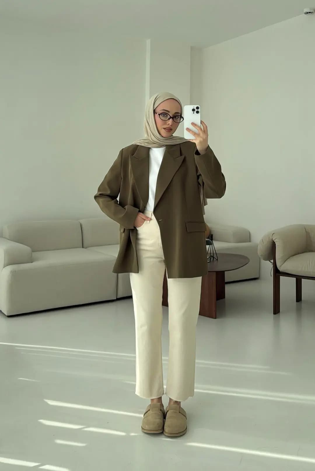 Haki Blazer Ceket