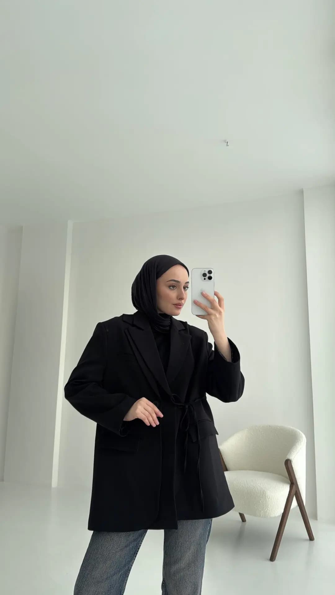 Tasarım Blazer Ceket Siyah