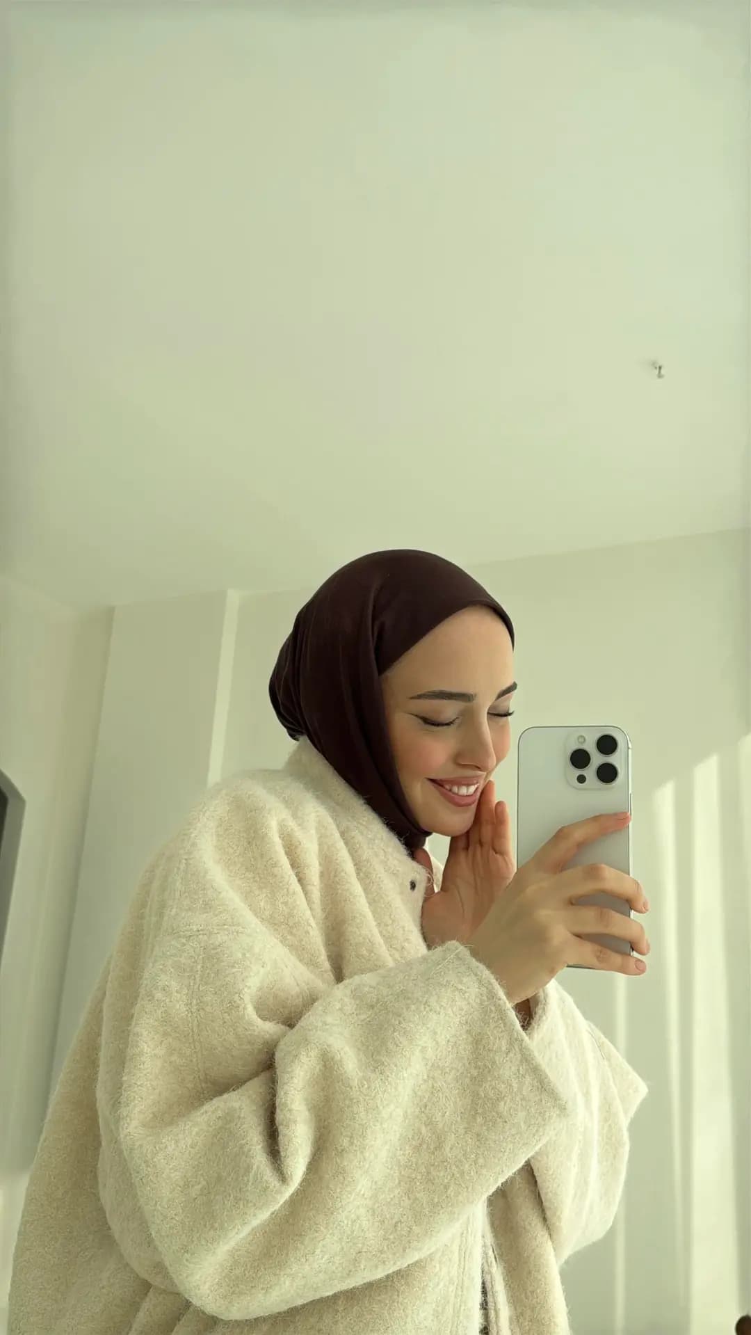 Tiftik Karışımlı Bomber Ceket Bej