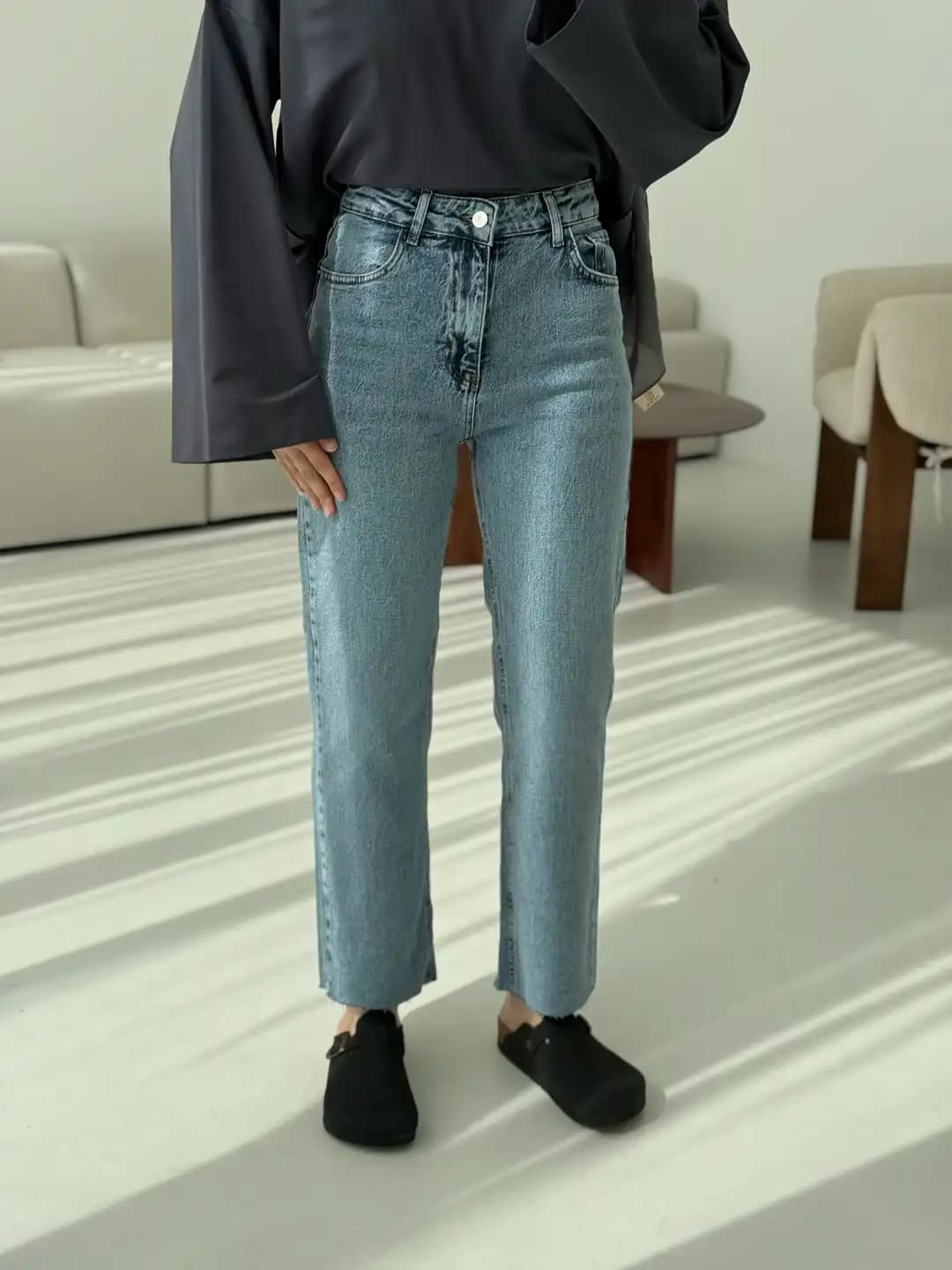 Premium Paçası Kesik Jean  276