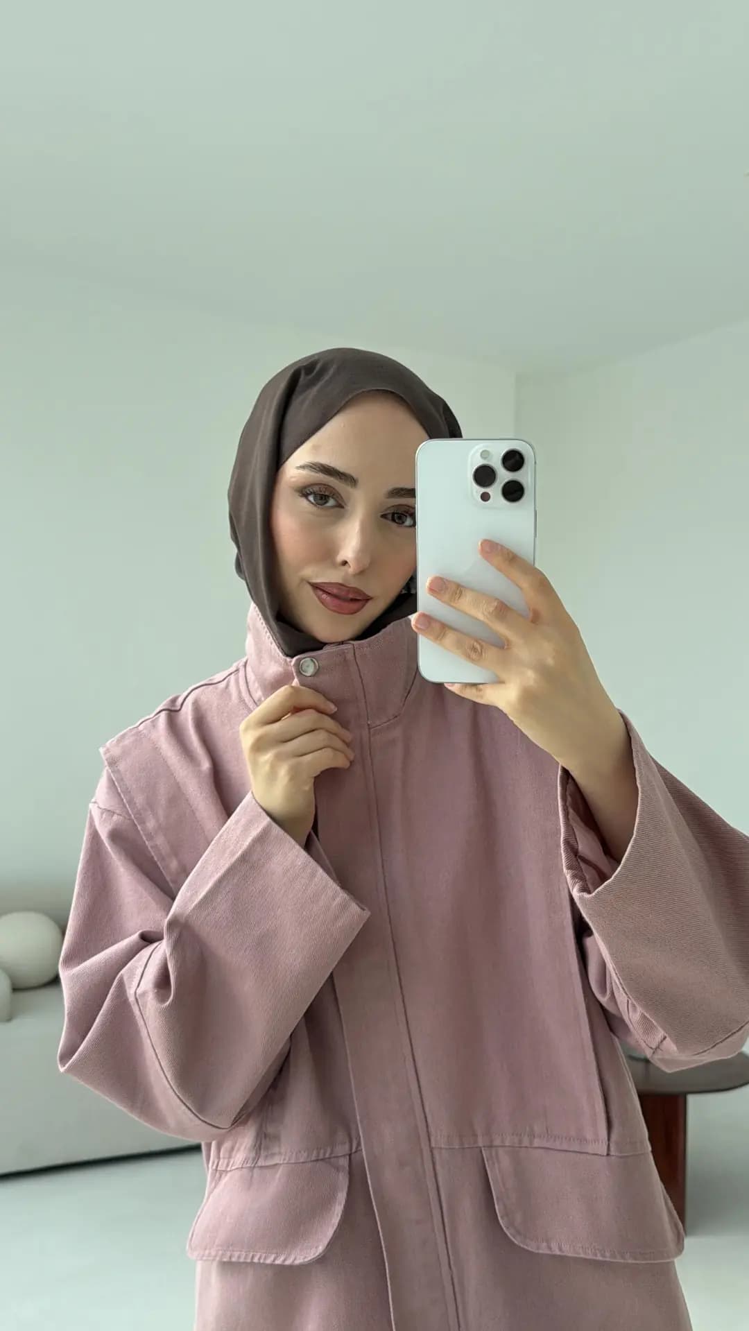 Premium Gabardin Tasarım Ceket Gül Kurusu