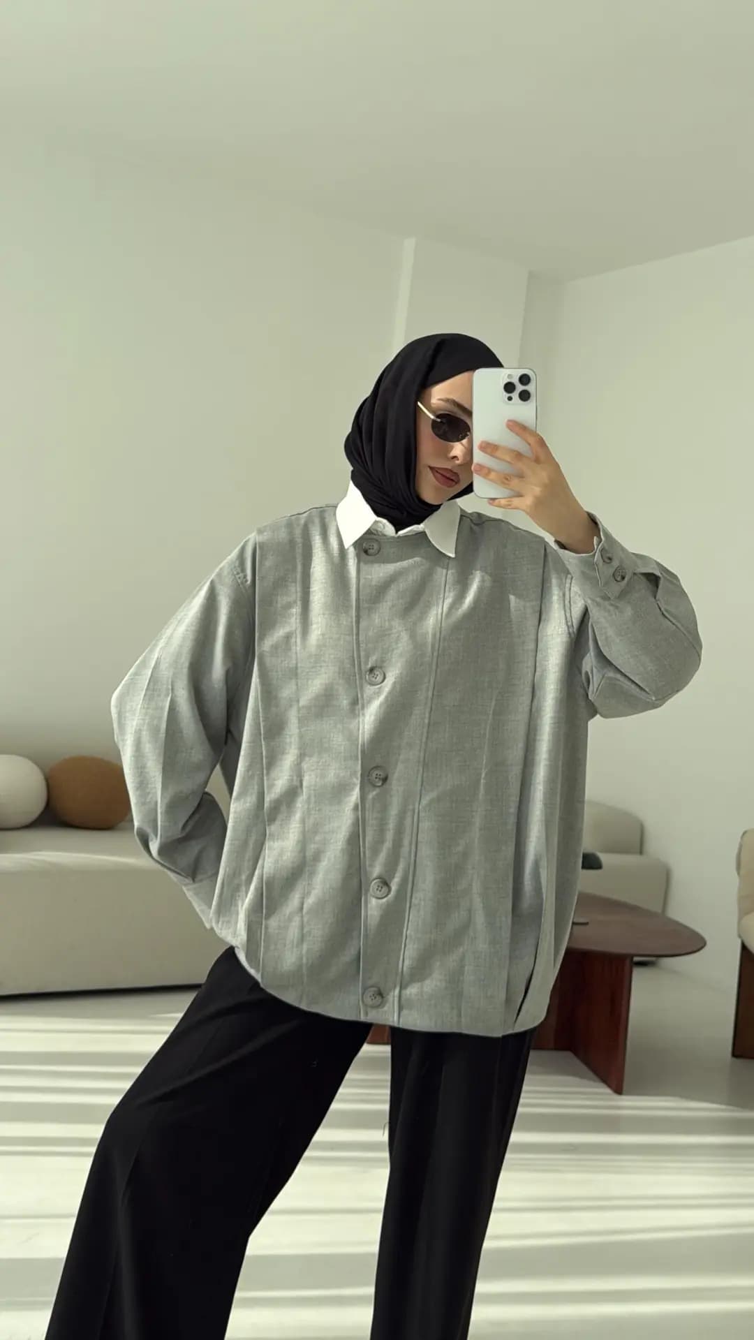 Tasarım ml Collection Ceket Gri