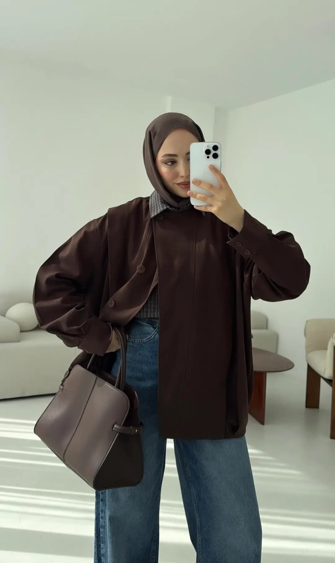 Tasarım ml Collection Ceket Kahve