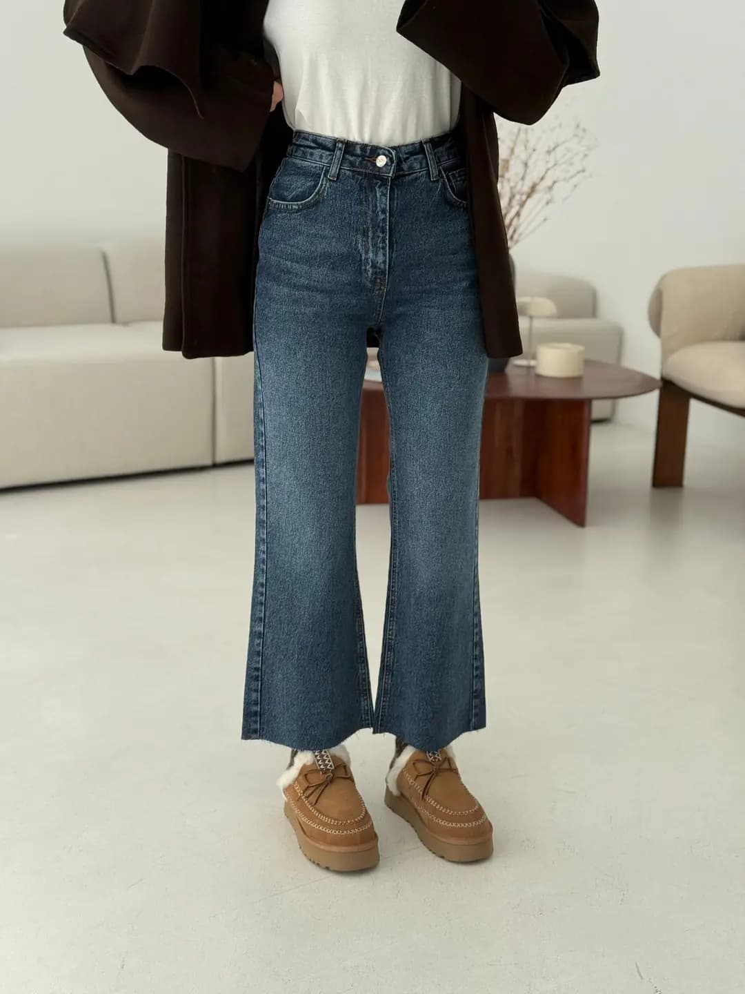 Premium Paçası Kesik Hafif İspanyol Jean R138