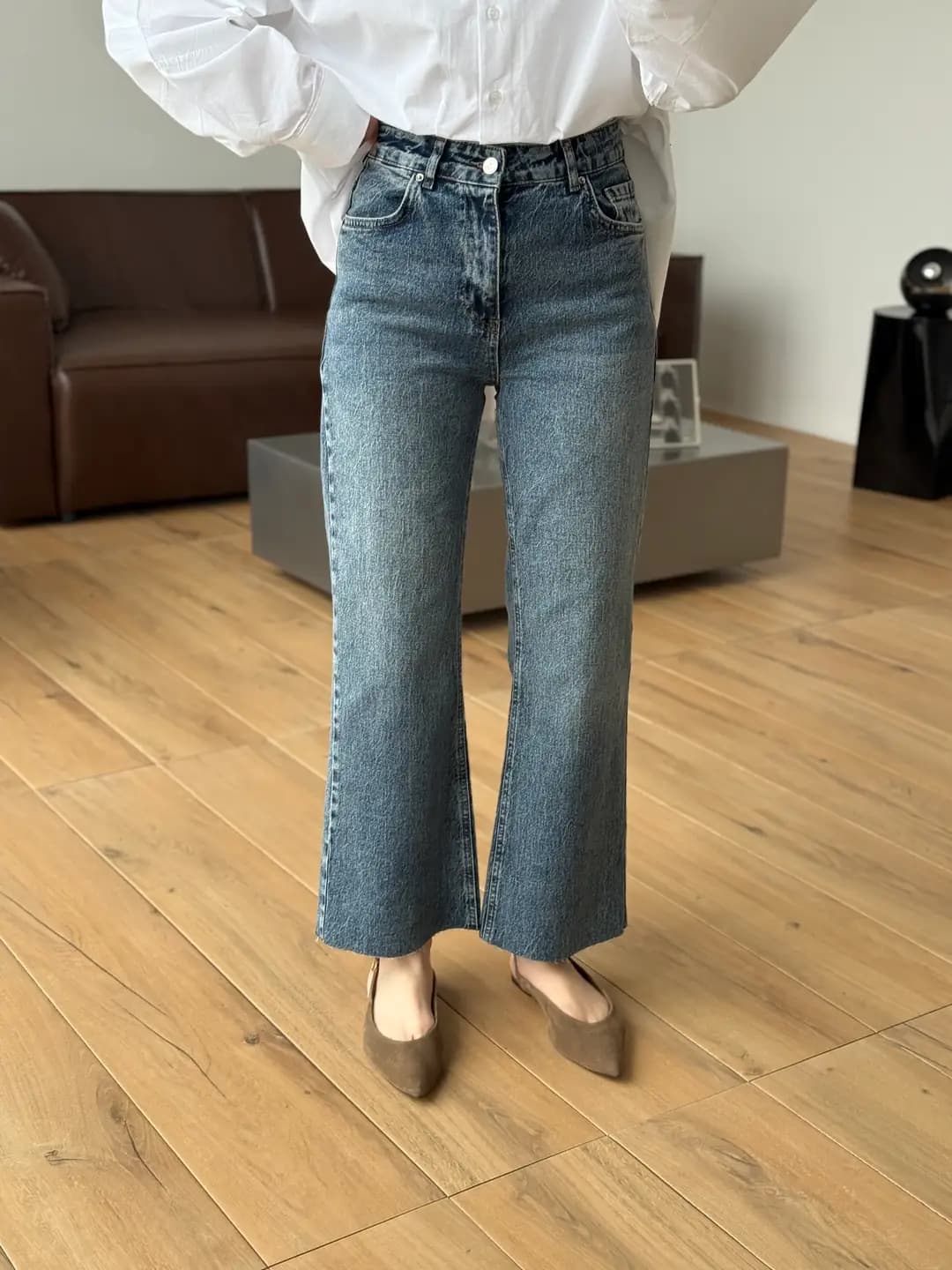 Paçası Kesik Premium Jean R277