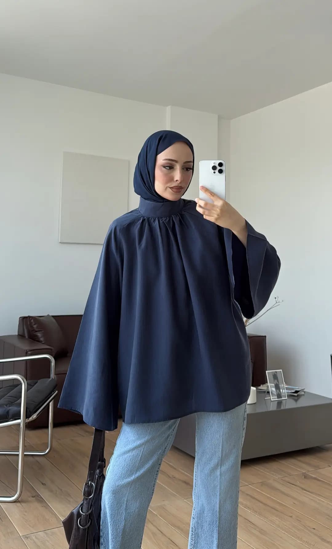 Reglan Salaş Tunik Lacivert